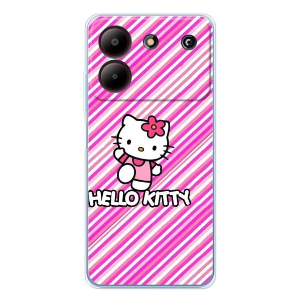 Чехол с принтом «Hello Kytty» для ZTE Blade A54