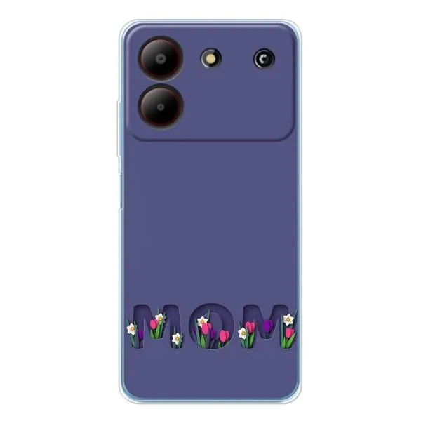 Чехол с принтом «Мама в цветах» для ZTE Blade A54 Чехол с принтом «Мама в цветах» для ZTE Blade A54