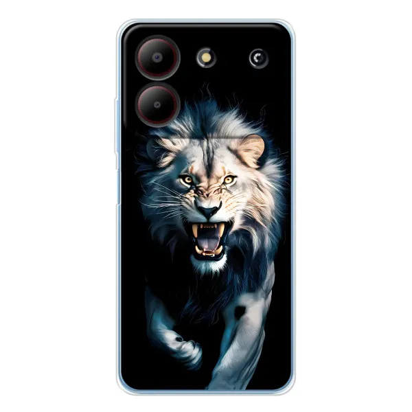 Чохол з принтом «Лев у темряві» для ZTE Blade A54 Чохол з принтом «Лев у темряві» для ZTE Blade A54