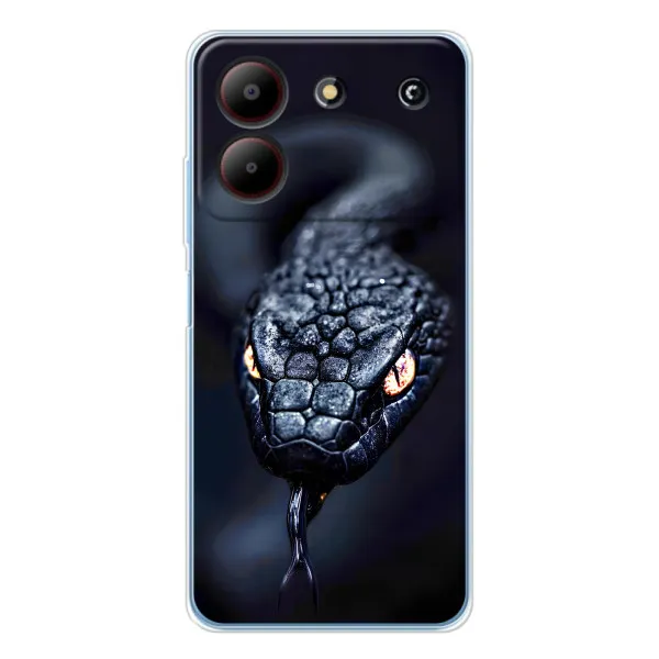 Чохол з принтом «Чорна змія» для ZTE Blade A54 Чохол з принтом «Чорна змія» для ZTE Blade A54