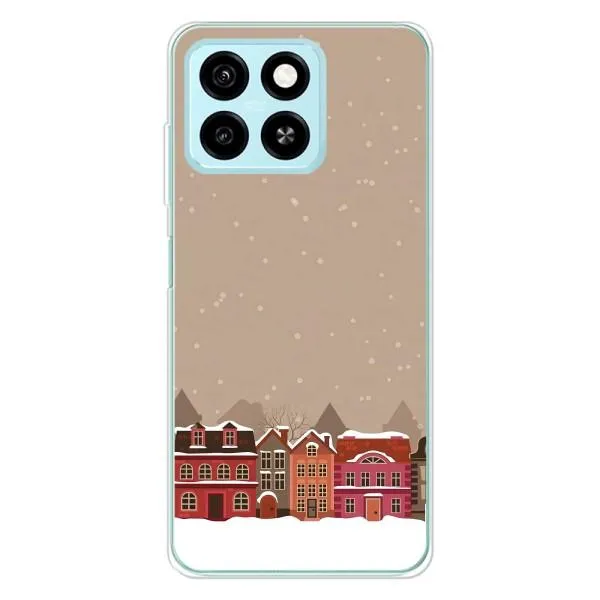 Чехол с принтом «Зимний город» для ZTE Blade A55 Чехол с принтом «Зимний город» для ZTE Blade A55