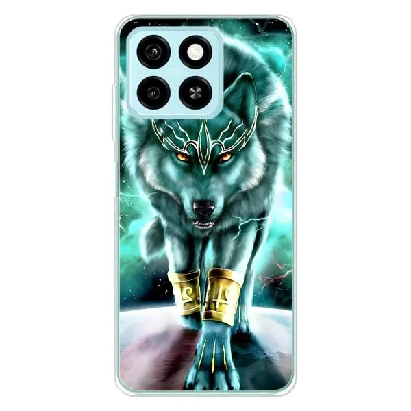 Чохол з принтом «Яскравий вовк» для ZTE Blade A55