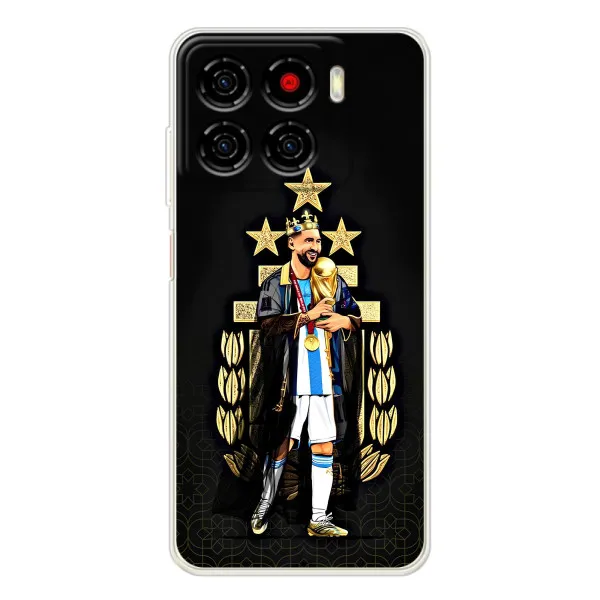 Чехол с принтом «Месси Король» для ZTE Blade A56 Чехол с принтом «Месси Король» для ZTE Blade A56