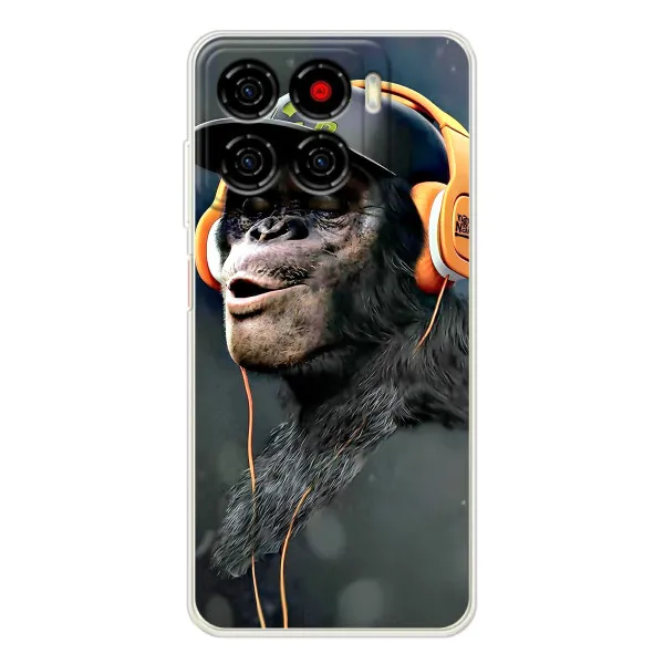 Чехол с принтом «В наушниках» для ZTE Blade A56 Чехол с принтом «В наушниках» для ZTE Blade A56