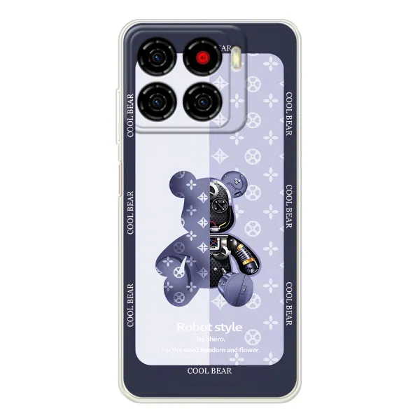Чохол з принтом «Медведик LV» для ZTE Blade A56