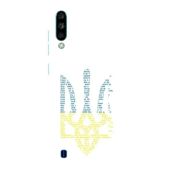 Чехол с принтом «Герб из букв» для ZTE Blade A7 (2020)