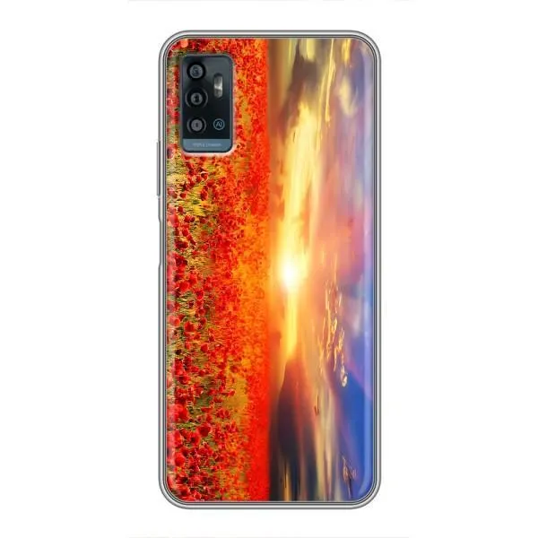 Чехол с принтом «Поле тюльпанов» для ZTE Blade A71 Чехол с принтом «Поле тюльпанов» для ZTE Blade A71