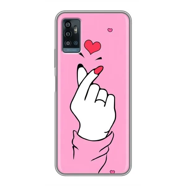 Чехол с принтом «Знак Love» для ZTE Blade A71 Чехол с принтом «Знак Love» для ZTE Blade A71