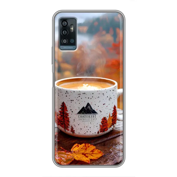 Чехол с принтом «Кофе на природе» для ZTE Blade A71 Чехол с принтом «Кофе на природе» для ZTE Blade A71