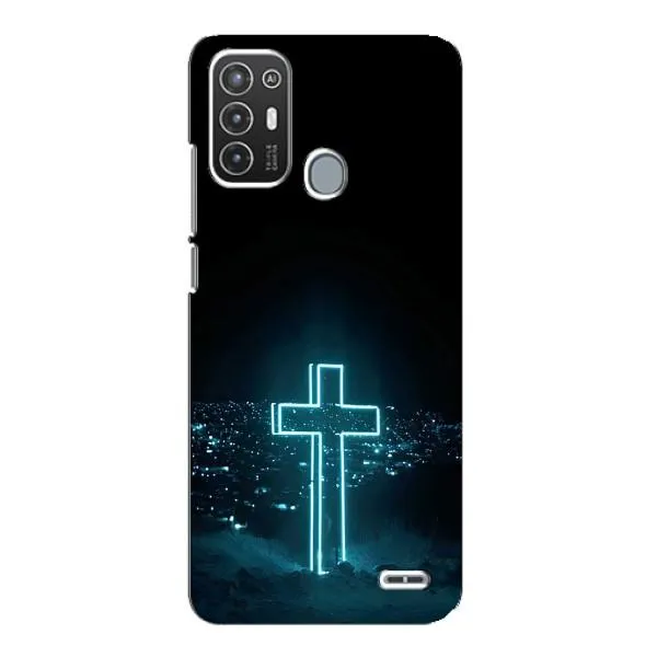 Чехол с принтом «Крест и город» для ZTE Blade A72