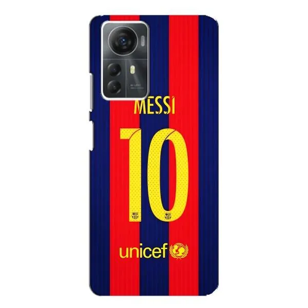 Чехол с принтом «Messi Barca 10» для ZTE Blade A72s