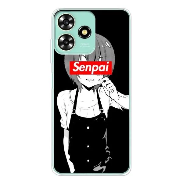 Чехол с принтом «Senpai» для ZTE Blade A73