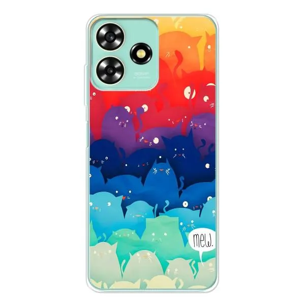 Чехол с принтом «Mew» для ZTE Blade A73 Чехол с принтом «Mew» для ZTE Blade A73