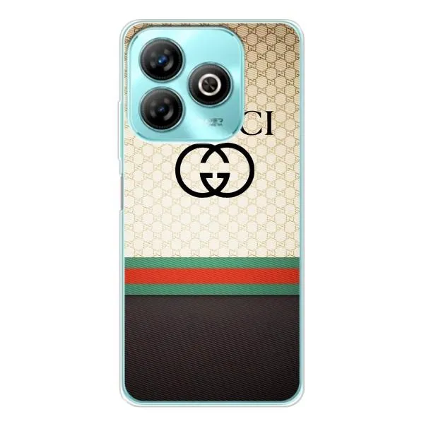 Чехол с принтом «GUCCI стиль» для ZTE Blade A75 Чехол с принтом «GUCCI стиль» для ZTE Blade A75