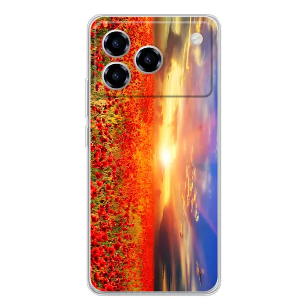 Чехол с принтом «Поле тюльпанов» для ZTE Blade A76 Чехол с принтом «Поле тюльпанов» для ZTE Blade A76