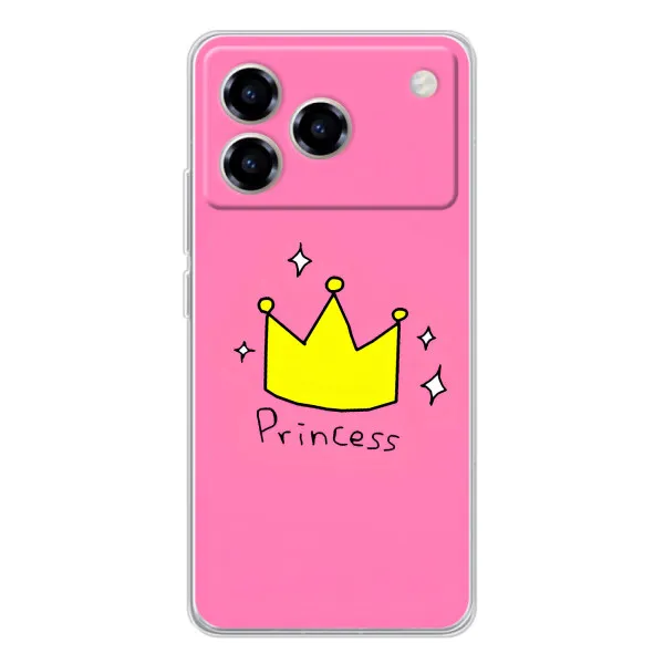 Чехол с принтом «Princess» для ZTE Blade A76 Чехол с принтом «Princess» для ZTE Blade A76