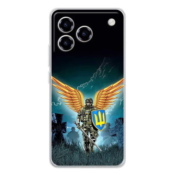 Чехол с принтом «Солдат ЗСУ» для ZTE Blade A76