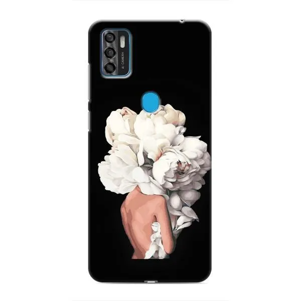 Чехол с принтом «Белые цветы» для ZTE Blade A7s 2020 Чехол с принтом «Белые цветы» для ZTE Blade A7s 2020