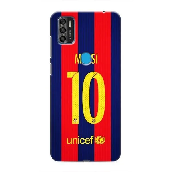 Чехол с принтом «Messi Barca 10» для ZTE Blade A7s 2020