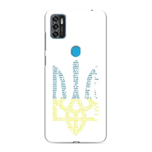 Чехол с принтом «Герб из букв» для ZTE Blade A7s 2020