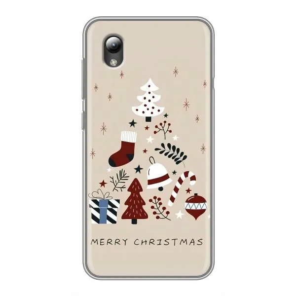 Чехол с принтом «Merry Christmas» для ZTE Blade L8
