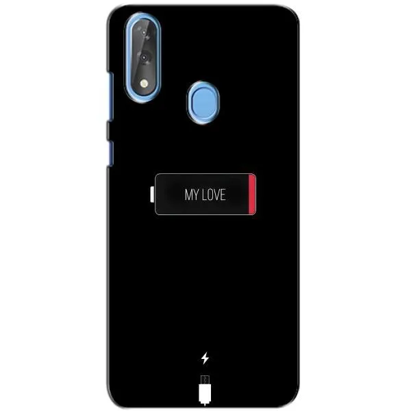 Чехол с принтом «Love battery» для ZTE Blade V10