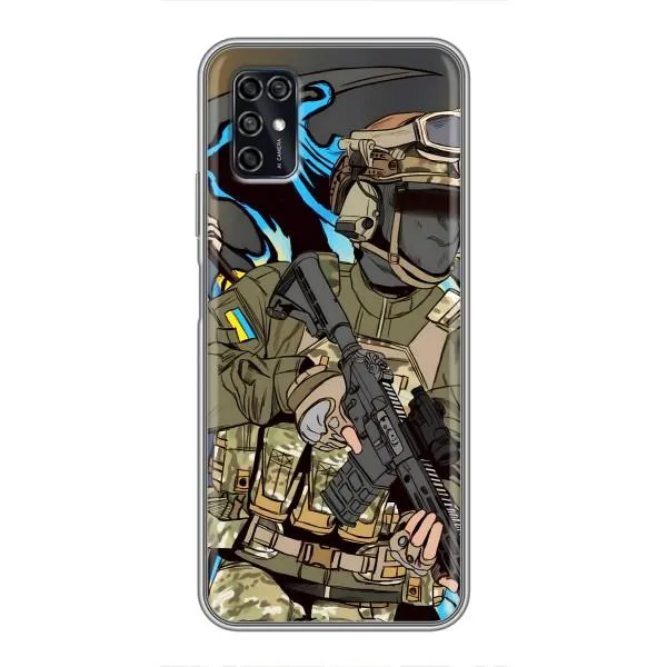 Чехол с принтом «Воин ВСУ» для ZTE Blade V2020 Smart Чехол с принтом «Воин ВСУ» для ZTE Blade V2020 Smart