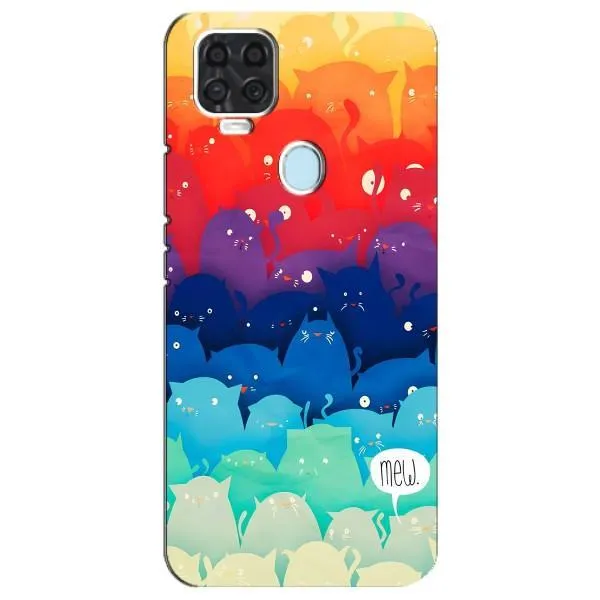 Чехол с принтом «Mew» для ZTE Blade V2020