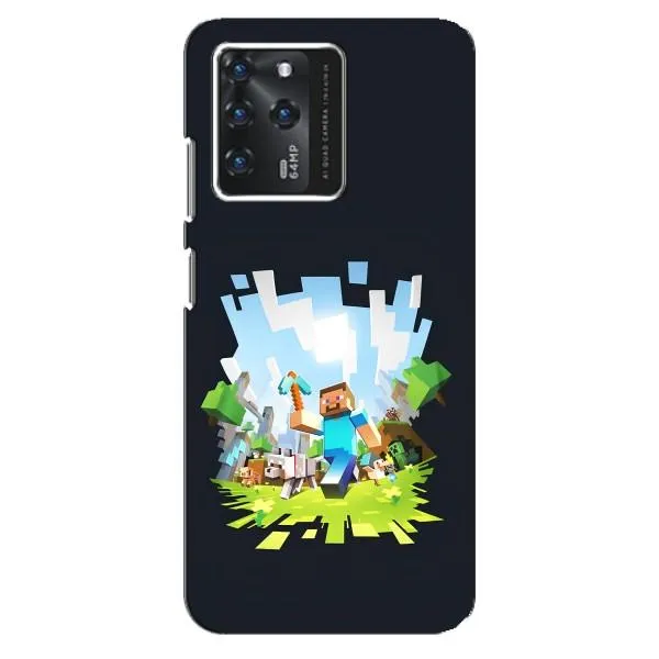 Чехол с принтом «персонажи Minecraft» для ZTE Blade V30