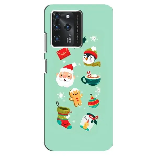 Чехол с принтом «Настроение НГ» для ZTE Blade V30 Чехол с принтом «Настроение НГ» для ZTE Blade V30