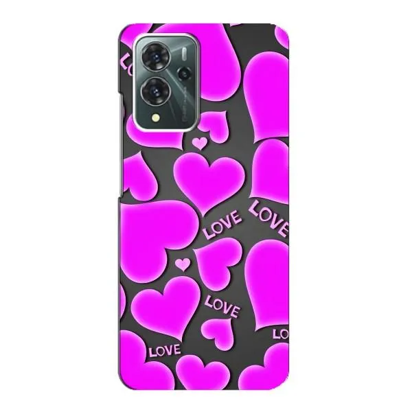 Чехол с принтом «Pink hearts» для ZTE Blade V40 Pro Чехол с принтом «Pink hearts» для ZTE Blade V40 Pro
