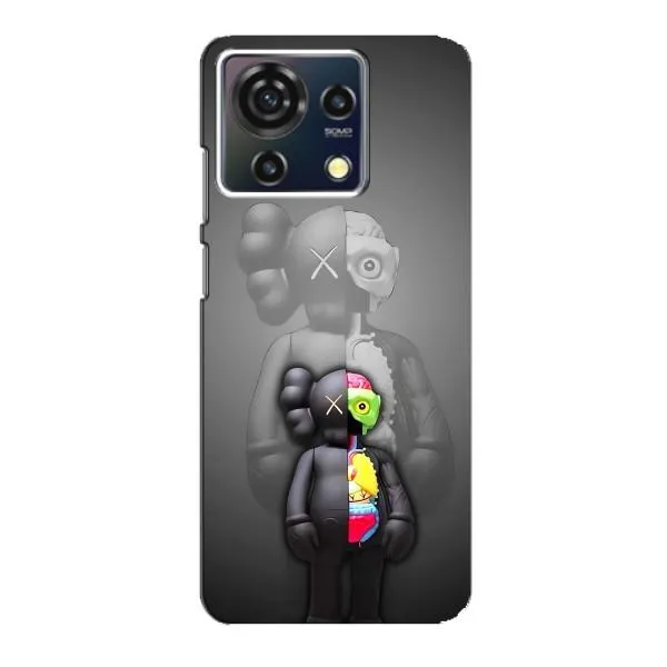 Чехол с принтом «Тело Bearbrick» для ZTE Blade V50 Vita