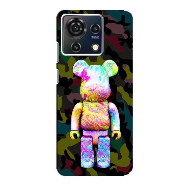 Чехол с принтом «Яркий Bearbrick» для ZTE Blade V50 Vita