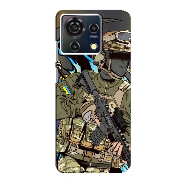 Чехол с принтом «Воин ВСУ» для ZTE Blade V50 Vita Чехол с принтом «Воин ВСУ» для ZTE Blade V50 Vita