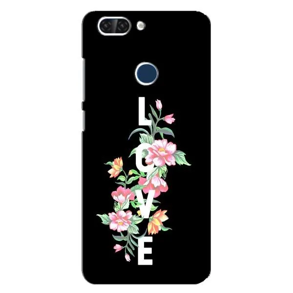 Чехол с принтом «Цветы LOVE» для ZTE Blade V9 Чехол с принтом «Цветы LOVE» для ZTE Blade V9