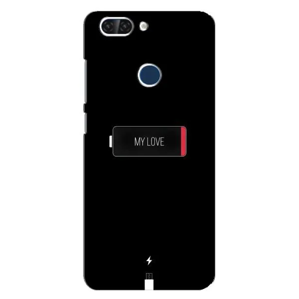Чехол с принтом «Love battery» для ZTE Blade V9 Чехол с принтом «Love battery» для ZTE Blade V9