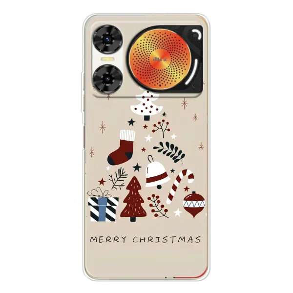 Чехол с принтом «Merry Christmas» для ZTE Nubia Music 2 Чехол с принтом «Merry Christmas» для ZTE Nubia Music 2