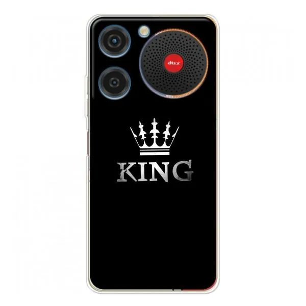 Чехол с принтом «KING» для ZTE Nubia Music Чехол с принтом «KING» для ZTE Nubia Music