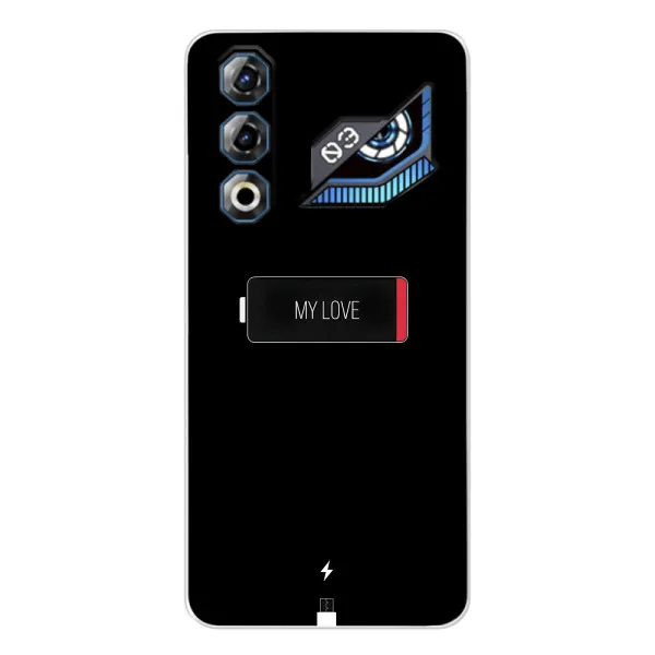 Чехол с принтом «Love battery» для ZTE Nubia Neo 3 GT Чехол с принтом «Love battery» для ZTE Nubia Neo 3 GT