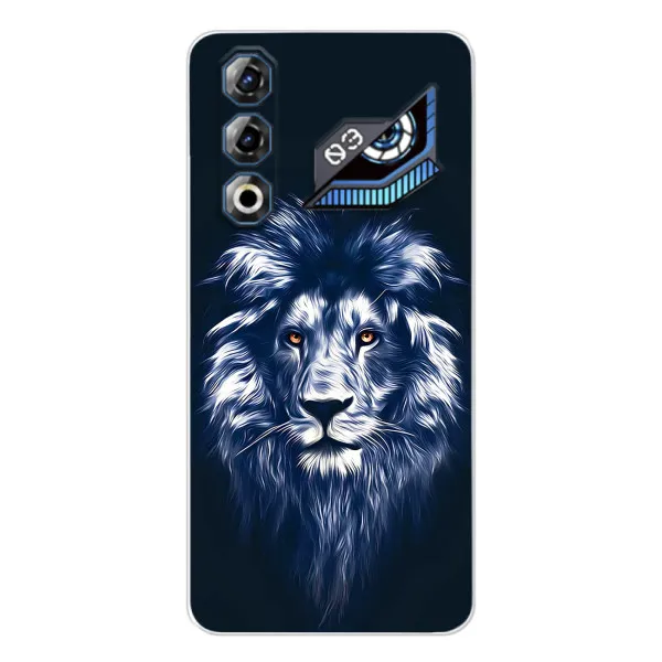 Чехол с принтом «Синий Лев» для ZTE Nubia Neo 3 GT
