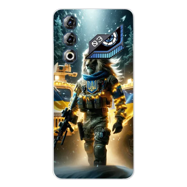 Чохол з принтом «ЛЕВ ЗСУ» для ZTE Nubia Neo 3 GT Чохол з принтом «ЛЕВ ЗСУ» для ZTE Nubia Neo 3 GT