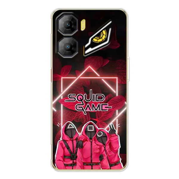 Чехол с принтом «Охранники Игра кальмара» для ZTE Nubia Neo 3 Чехол с принтом «Охранники Игра кальмара» для ZTE Nubia Neo 3