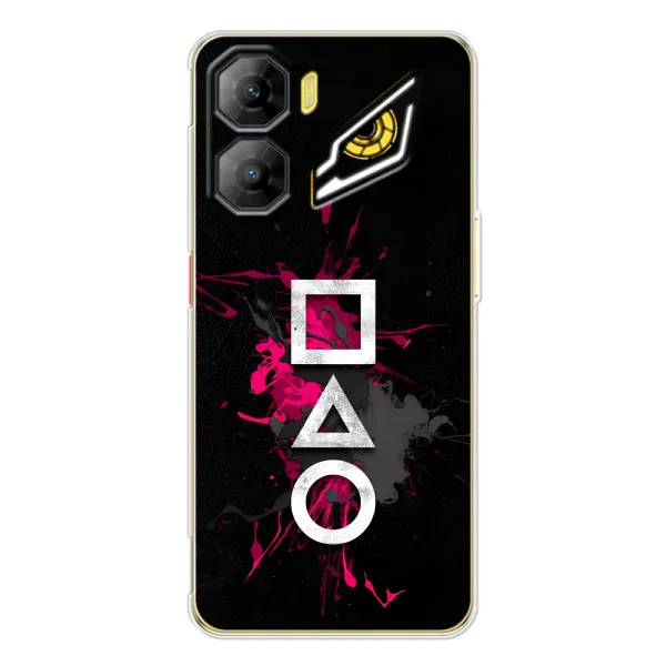 Чехол с принтом «Символы Игра кальмара» для ZTE Nubia Neo 3 Чехол с принтом «Символы Игра кальмара» для ZTE Nubia Neo 3