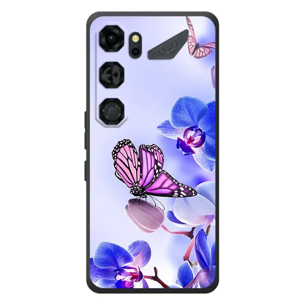 Чохол з принтом «Метелик на квітах» для ZTE Nubia Neo 5 GT 5G