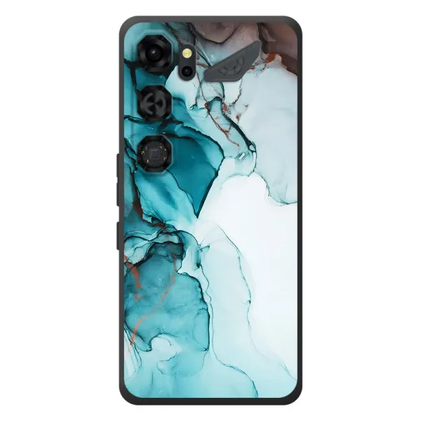 Чехол с принтом «Бирюзовый мрамор» для ZTE Nubia Neo 5 GT 5G