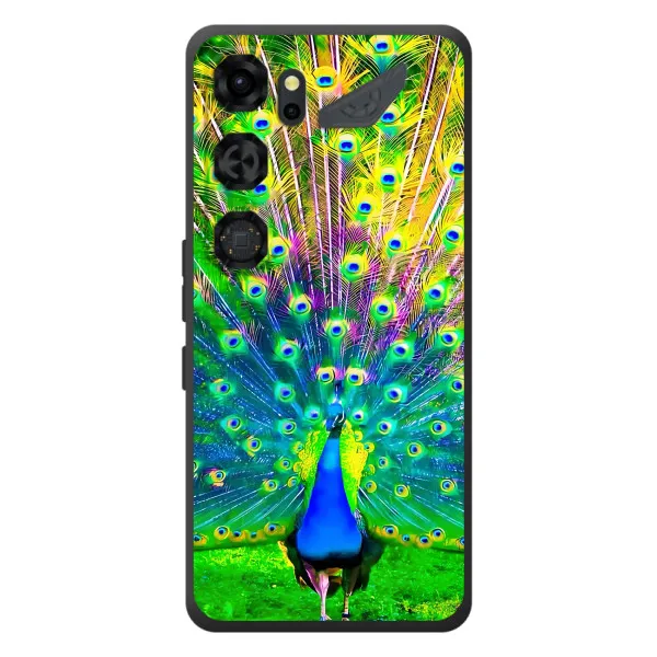 Чохол з принтом «Яскравий Павлин» для ZTE Nubia Neo 5 GT 5G