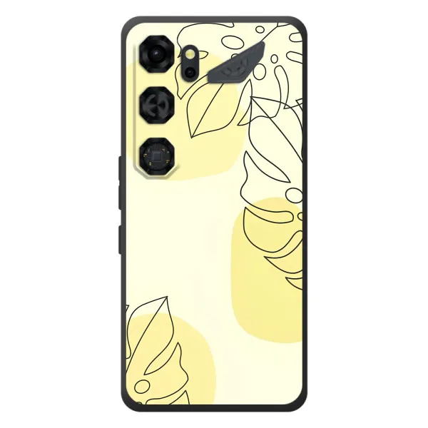 Чехол с принтом «Желтая монстера арт» для ZTE Nubia Neo 5 GT 5G