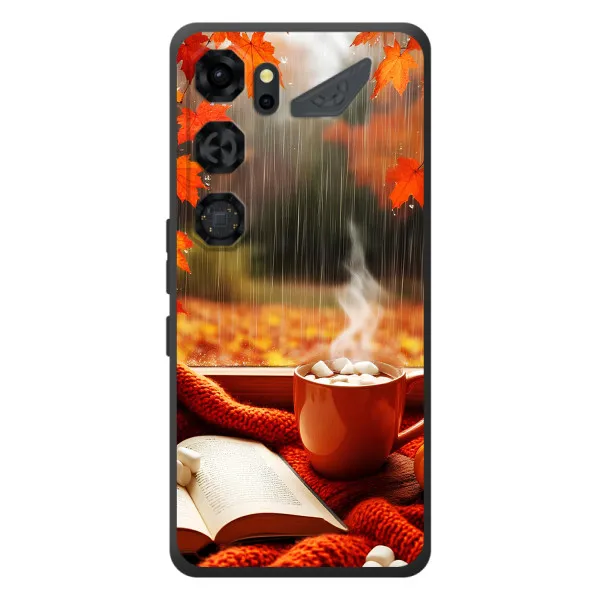 Чехол с принтом «Кофе и дождь» для ZTE Nubia Neo 5 GT 5G