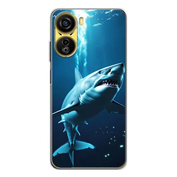 Чехол с принтом «Акула под водой» для ZTE Nubia Neo 5G Чехол с принтом «Акула под водой» для ZTE Nubia Neo 5G