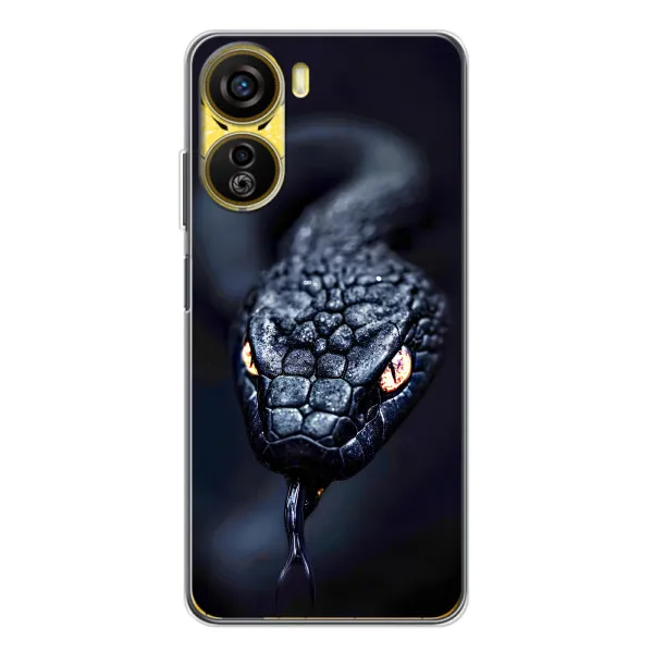 Чехол с принтом «Черная змея» для ZTE Nubia Neo 5G Чехол с принтом «Черная змея» для ZTE Nubia Neo 5G